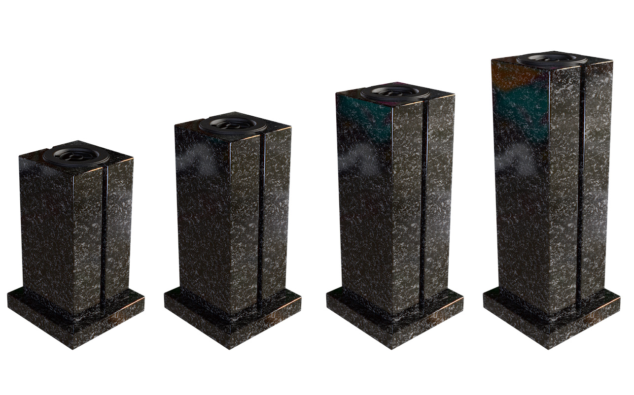 Ваза из гранита на могилу